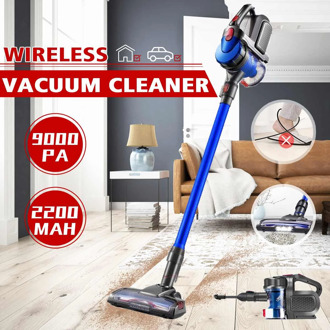 9000Pa Protable 2 In 1 Handheld Wireless Vacuum Cleaner Carpet Cleaner Cyclone Filter Strong Suction Sweeper Mopping Machine