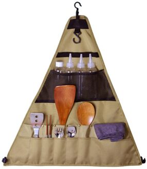 900D Oxford Doek Camping Picknick Tas Portable Outdoor Servies Zak Hangable Bestek Organisator Voor Backpacken, Bbq, Wandelen