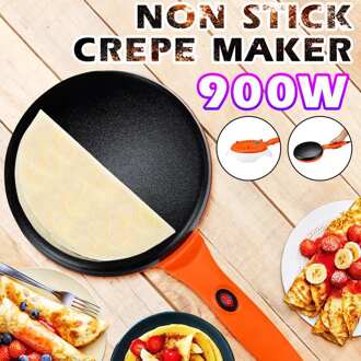 900W Non-stick Elektrische Crêpe Pizza Pannenkoek Machine Non-stick Bakplaat Bakken Pan Cake Machine Keuken koken Tool 220V