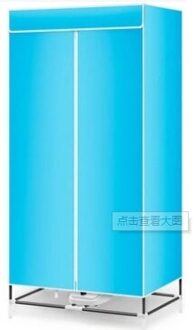 900W Opvouwbare Elektrische Wasdroger, Draagbare Warme Lucht Droger, Snelle Verwarming Wasserij Hanger, Schoen Droger Blauw