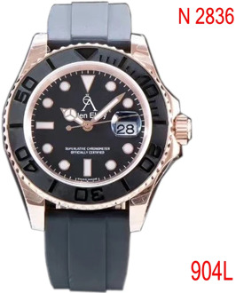 904L Rose Gold luxury Watch Yact-Mastr Mechanical 1:1 Men Ceramic bezel sapphire glass Automatic Watch Diving NOOB ETA 2836 AAA+