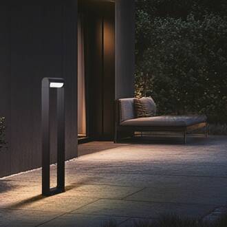 9051 LED tuinpadverlichting, hoogte 80 cm, antraciet, IP65, metaal