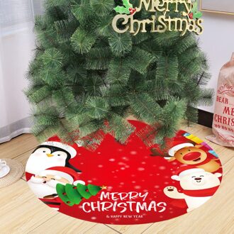 90Cm Rode Kerstboom Rok Kerstboom Rok Base Covers Mat Voor Party Kerstversiering Levert