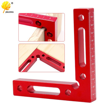90degree L-shaped auxiliary jig 120x120mm square right angle protractor corrosion-resistant clip carpenter woodworking tools