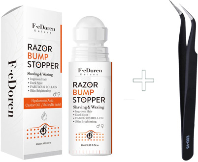 90ml razor bumps After Shave razor Repair dark spot Serum for Ingrown Hairs and Razor Burns for Men and Bikini area
