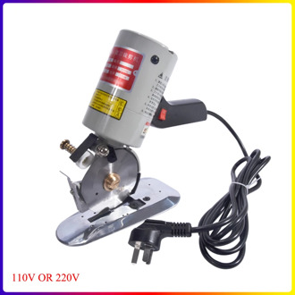 90mm Blade Electric Cloth Cutter Fabric Round Knife Cutting Machine Power 200W 110V/220V