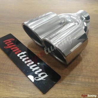 90Mm Dual Outlet Uitlaat Tip 90Mm