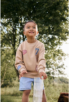 920374 denim baggy shorts Indigoblauw - 128