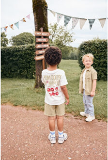 92312 shirt small stripe - maat 116 Groen