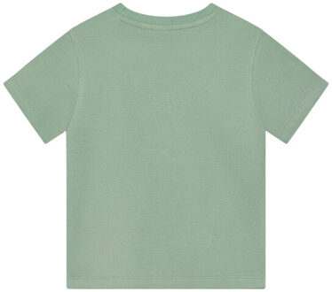 92354 t-shirt basic badge - maat 128 Groen