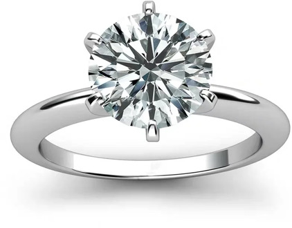 925 sterling silver ring 1ct 2ct 3ct Classic style Diamond jewelry Moissanite ring Wedding Party Anniversary Ring For Women