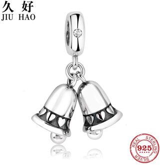 925 Sterling Zilveren Bedels Kerst Klokken Hangers Mode Accessoires Womens Armbanden Trendy