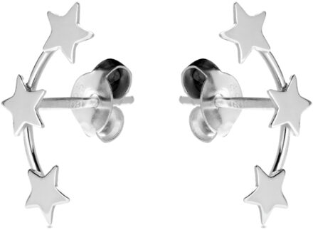 925 sterling zilveren gerhodineerde oorbellen - Essential - One Size