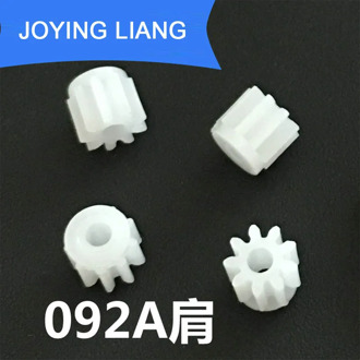 92A Shoulder 0.5M Pinion Gears 9 Teeth Hole 2mm Tight Toy Motor Parts Accessories 10pcs/lot