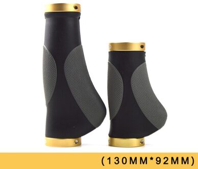 92Mm/130Mm Bike Lange/Korte Bar Grip Aluminium Fiets Grips Vervanging Stuur Twister Shifter Fiets champagne goud