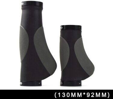 92Mm/130Mm Bike Lange/Korte Bar Grip Aluminium Fiets Grips Vervanging Stuur Twister Shifter Fiets zwart