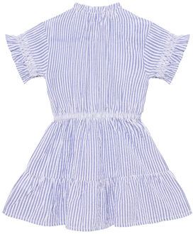 930381 dress stripe ruffle Lila - 116