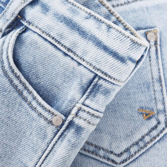 930433 denim shorts hearts Indigoblauw - 116