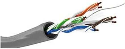 93293 Netwerkkabel CAT 6 U/UTP 4 x 2 x 0.20 mm² Grijs 100 m