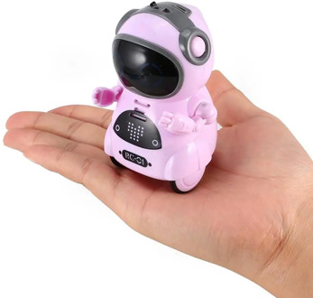939A Mini Pocket Robot Talking Interactive Dialogue Voice Recognition Record Singing Dancing Telling Story Mini RC Robot Toys Bi