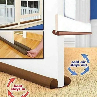 93cm Door Cracks & Bottom Sealing Strip Home Reduction Stopper Dust Sound Flexible Window Weatherstrip Blocker Foam Sealer Under