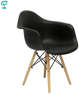 94897 Barneo N-14 Plastic Kitchen Breakfast Interior Stool Bar Chair Kitchen Furniture Black free shipping in Russia