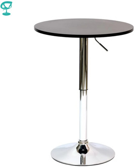 94918 Barneo T-2 MDF high Breakfast Interior Table Bar Table Kitchen Furniture Dining Table Black free shipping in Russia