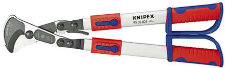 95 32 038 Ratel-kabelschaar Geschikt voor (striptechniek) Alu- en koperkabel, een- en meerdraads 38 mm 280 mm²