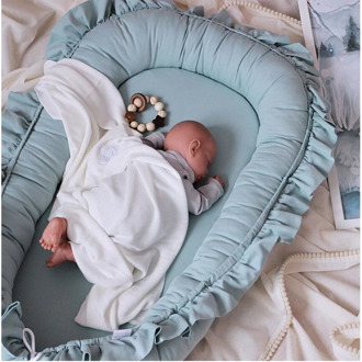 95*60cm Baby Nest Bed Crib Portable Removable Washable Crib Travel Bed for Boys Girls Baby Children Infant Cotton Cradle