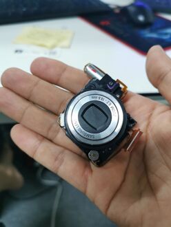 95% Digitale Camera PL51 Lens Voor Samsung Silver PL50 L100 L200 Zoom L110 L210 SL202 Lens Geen Ccd Reparatie onderdelen