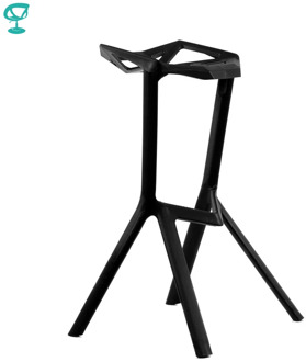 95193 Barneo N-228 Plastic High Kitchen Breakfast Bar Stool Swivel Bar Chair Black free shipping in Russia