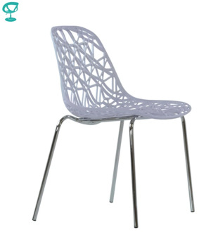 95289 Barneo N-225 Plastic Kitchen Interior Stool Chair for a Street Cafe Chair Kitchen Furniture White free shipping in Russia