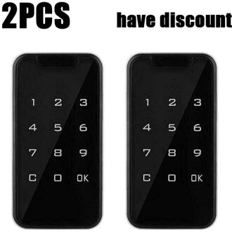 953 Elektrische Digitale Touch Panel Toetsenbord Wachtwoord Thuis Kabinet Lock Universal Smart Lock Lade Digitale Elektronische Lock 2stk