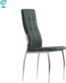 95729 Barneo S-68 chair table soft сидением dark gray fabric chair kitchen chair for coffee shop chair for restaurant feet Chrome