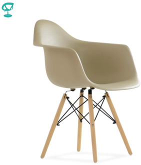 95750 Barneo N-14 Plastic Kitchen Breakfast Interior Stool Bar Chair Kitchen Furniture cappuccino free shipping in Russia