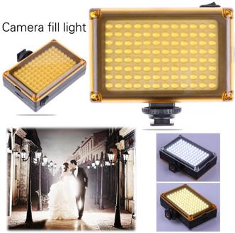96 Led Telefoon Video Light Photo Verlichting Op Camera Shoe Led Lamp 3200 K/5500 K 96 Led kralen 120 Dgree Licht Voor Video