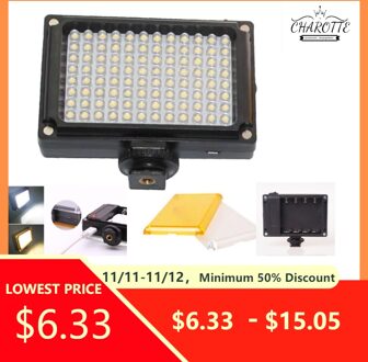 96 Led Video Light Draagbare Selfie Vullen Licht Spotlight Met Hotshoe Voor Smartphone Mobiel Camera