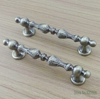96 Mm Brons Antiek Art Meubilair Hardware Handvatten Deur Lade Kast Keukenkasten Kast Dressoir Pull Knoppen Accessoires