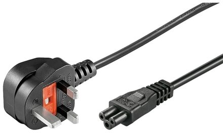 96046 Laptop Netkabel Zwart 1.80 m