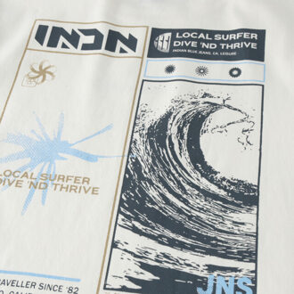 960657 backprint t-shirt Wit - 164