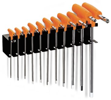 96t/sp11 stiftsleutelset 11-delig met wandhouder