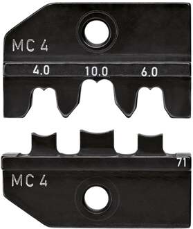 97 49 71 Krimpinzet Solar-connectoren MC4 4 tot 10 mm² Geschikt voor merk Knipex 97 43 200, 97 43 E, 97 43 E AUS, 97 43 E UK, 97 43 E US