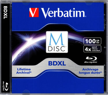 98912 M-Disc Blu-Ray 100 Gb 1 Stuks Jewelcase