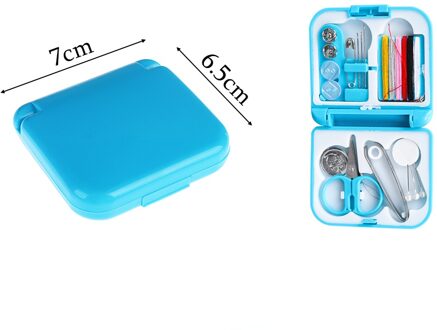 98PCS Handgemaakte Naaigaren Reizen multifunctionele Naaidoos Kit Steken Breien Naalden Tools Knoppen Ambachtelijke Schaar