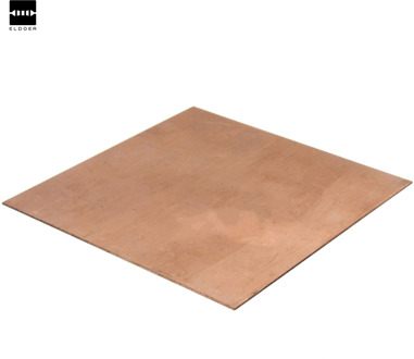 99.9% Pure Koper Cu Metalen Guillotine Cut Vel Plaat 1mm * 100mm * 100mm veilig Behulp groothandelsprijs