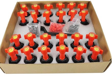 99 Stukken Van Vervangbare T-Lock Tegel Levelers Met Waterpas Voor Tegel Afstand, lekvrije Tegel Installatie Tool
