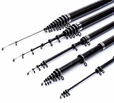 99% Telescopische Carbon Hengel Spinning 2.2-3Kg Test M Power Rock Spinning Hengels 2.7M 3.6M 4.5M 5.4M 6.3M 7.2M 3.6 m
