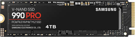 990 PRO PCIe 4.0 NVMeâ¢ M.2 SSD 4TB Black