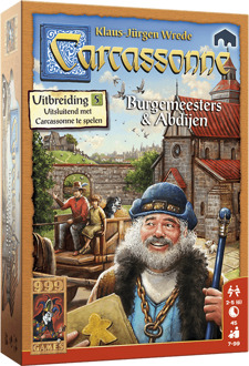 999 Games Carcassonne: Burgemeesters en Abdijen bordspel Multikleur