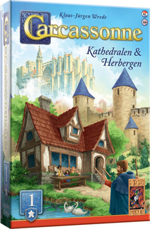 999 Games Carcassonne - Kathedralen & Herbergen Uitbreiding #1 (2025)